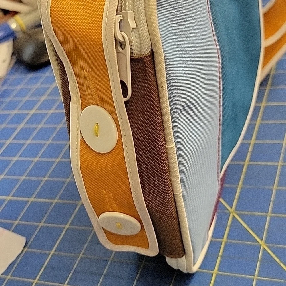 Phonak Hearing Aid Colorblock Crossbody Adjustable Bag 8.5